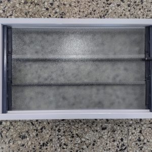 Aireador de aluminio de 60 x 36